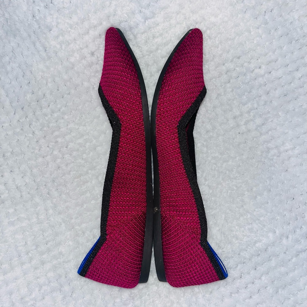 ROTHYS Magenta The Point Flats sz 8.5 - Picture 4 of 9